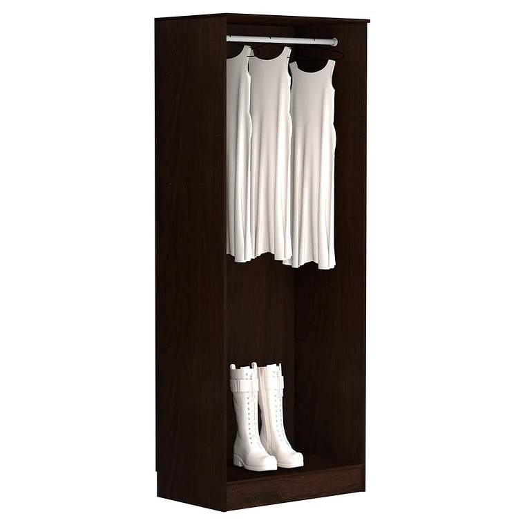 Combo Closet 2 Puertas 3 Cajones + Cómoda Tabaco 3