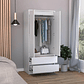 Closet 2 Puertas 2 Cajones Austin 180X80 Rta Blanco - Miniatura 2