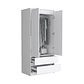 Closet 2 Puertas 2 Cajones Austin 180X80 Rta Blanco - Miniatura 4