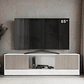 Mesa Tv Hopeland 75 Blanco+Natural 50x180x37 cm - Miniatura 1
