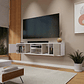 Mesa TV Flotante Ambar 35x160x30cm Blanco Niebla - Miniatura 3