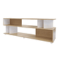 Mesa Tv Zag 52.8x160x36.8cm Rovere Blanco - Miniatura 5
