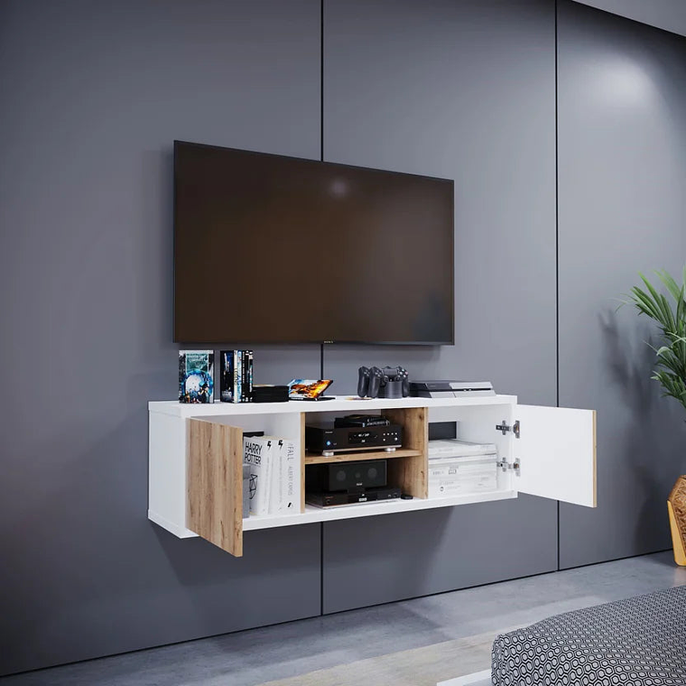 Mesa Tv Flotante Dalia 35X120X30Cm Duna 2