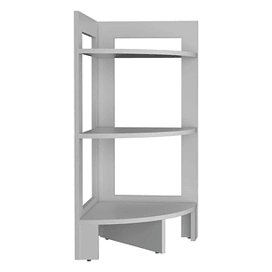Mesa Auxiliar Esquinera Blanco 80.6x38.8x38.8 cm