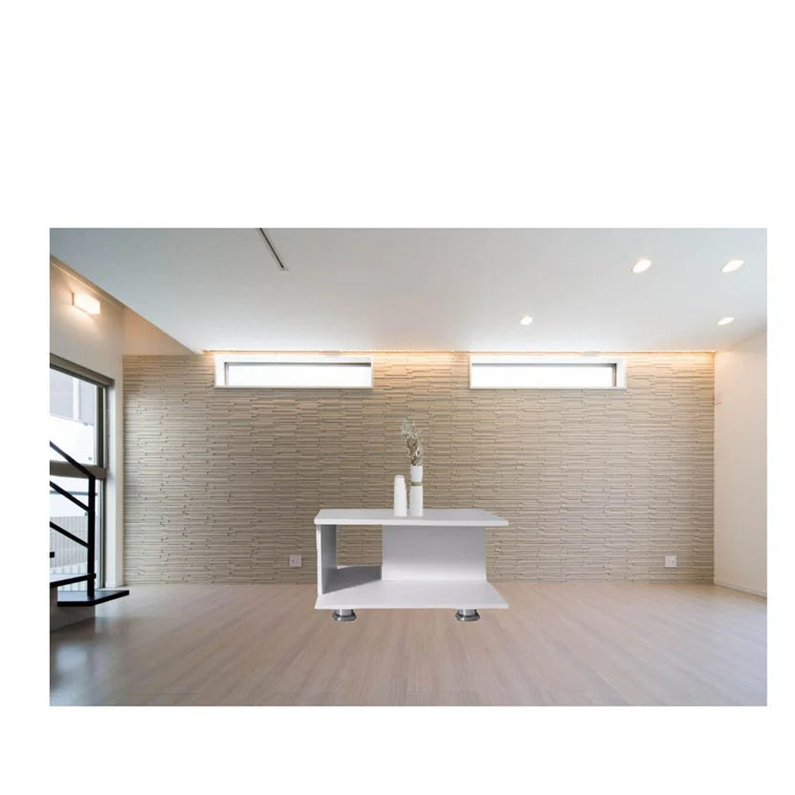 Mesa de Centro 48X48X31Cm Blanco 2