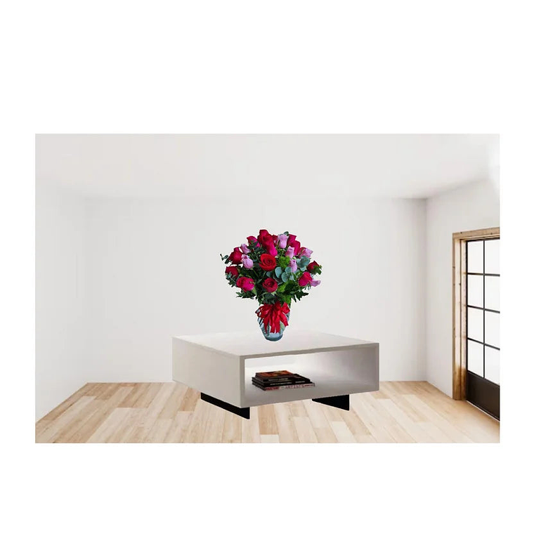 Mesa de Centro 48X25X48Cm Blanco 1