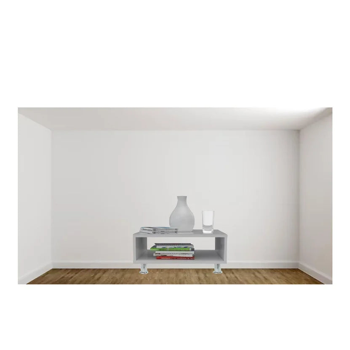 Mesa de Centro 48X48X28Cm Blanco 2