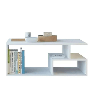 Mesa de Centro 33X30X85Cm Blanco