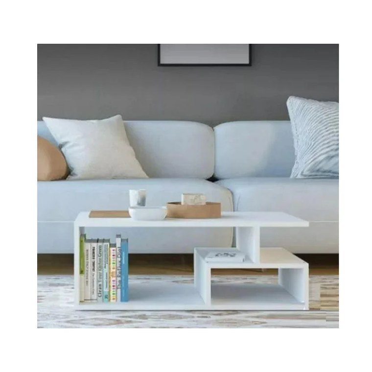 Mesa de Centro 33X30X85Cm Blanco 2