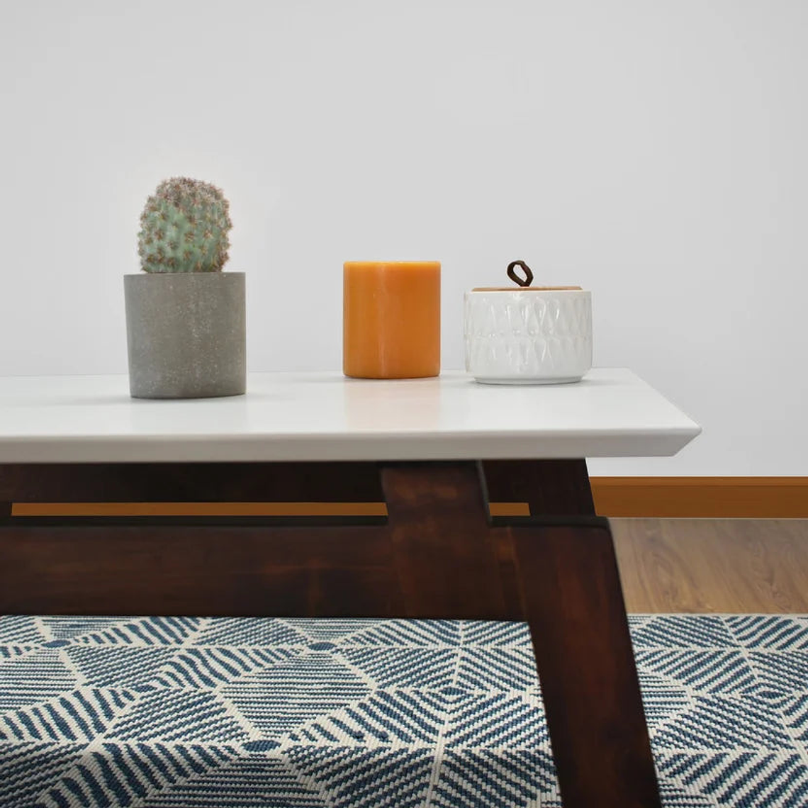 Mesa de Centro Segovia 25X50X60 Cm Blanco 4