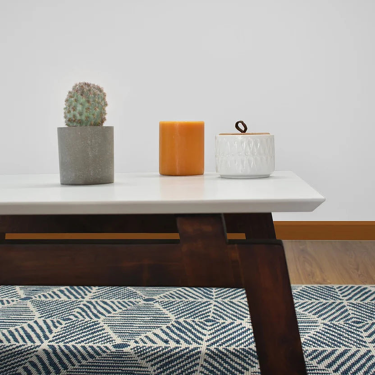 Mesa de Centro Segovia 25X50X60 Cm Blanco 4