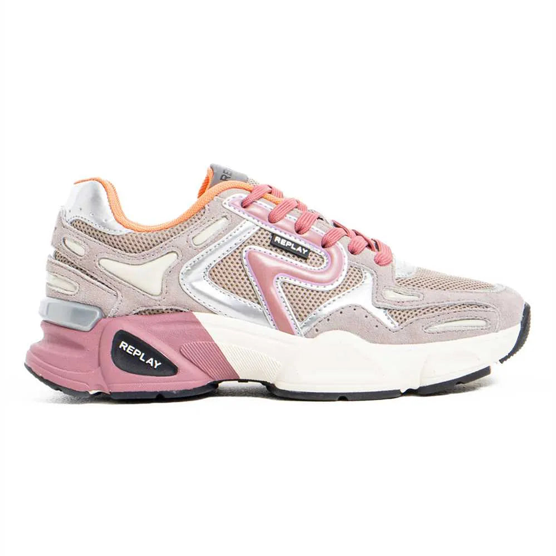 Tenis Replay para Mujer Fucsia 1