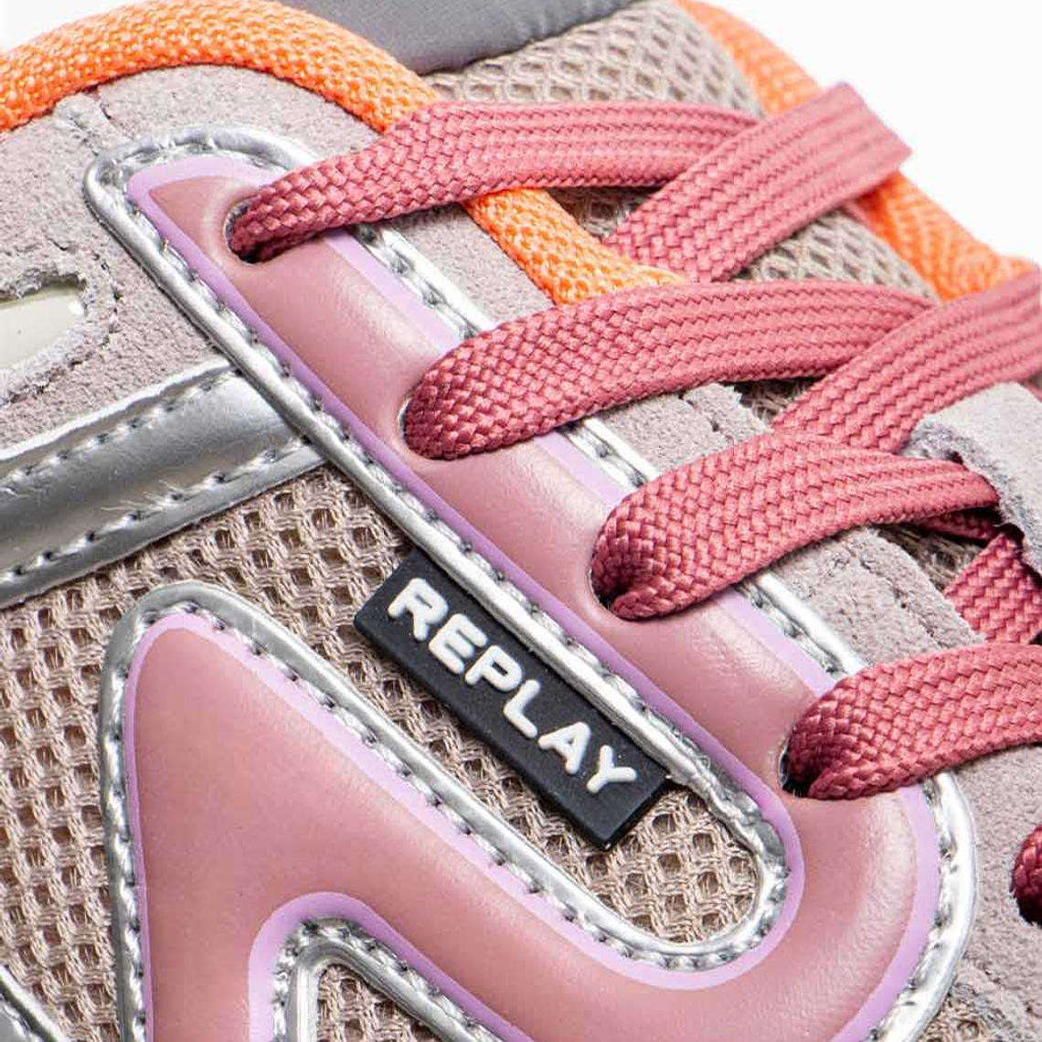 Tenis Replay para Mujer Fucsia 4