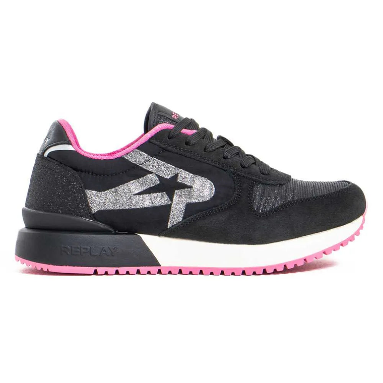 Tenis Replay para Mujer Negro 1