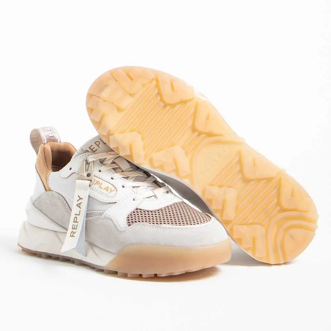 Tenis Replay para MujerBeige 3