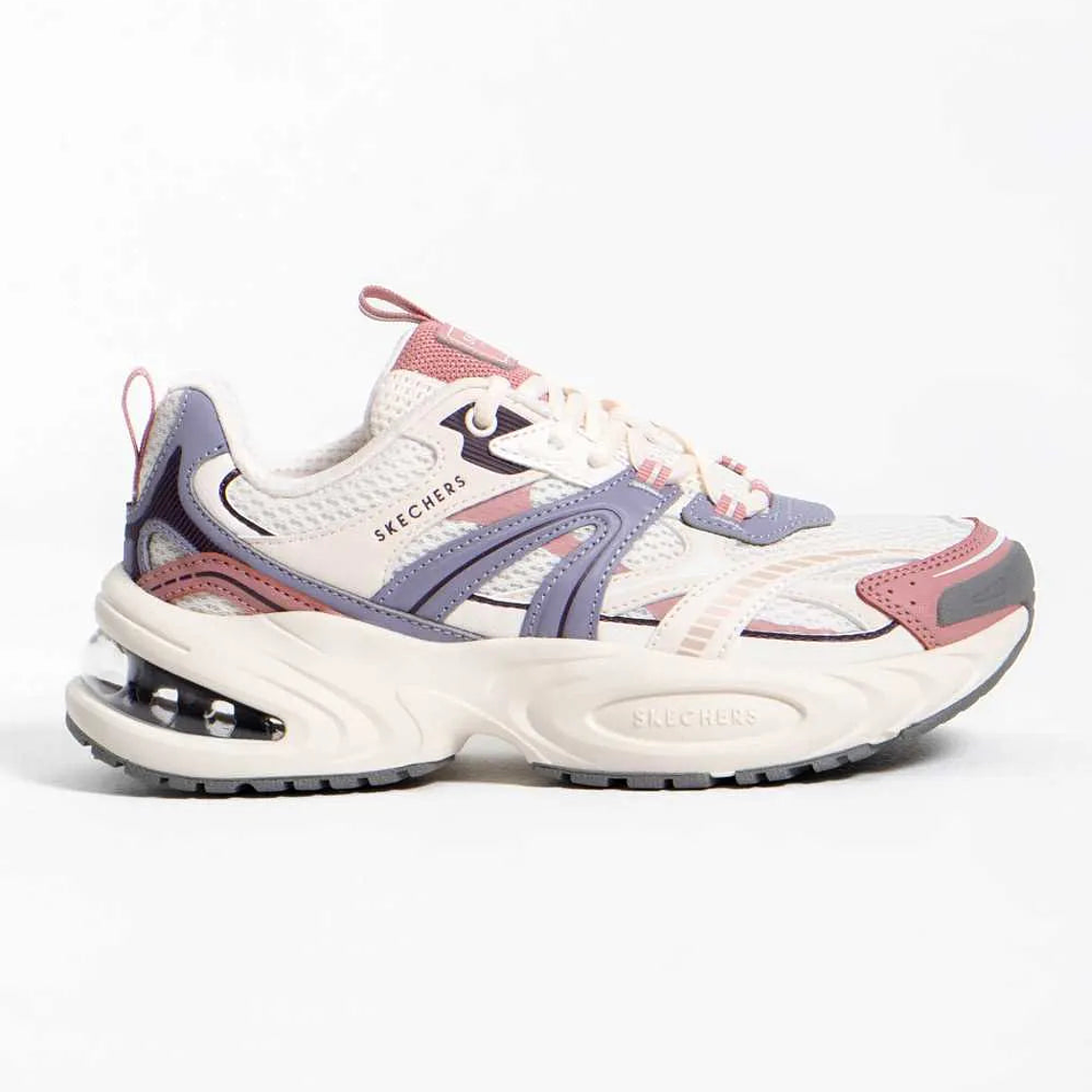 Tenis Skechers para Mujer Beige 1