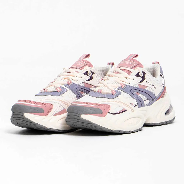 Tenis Skechers para Mujer Beige 3