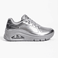 Tenis Skechers para Mujer Gris - Miniatura 2