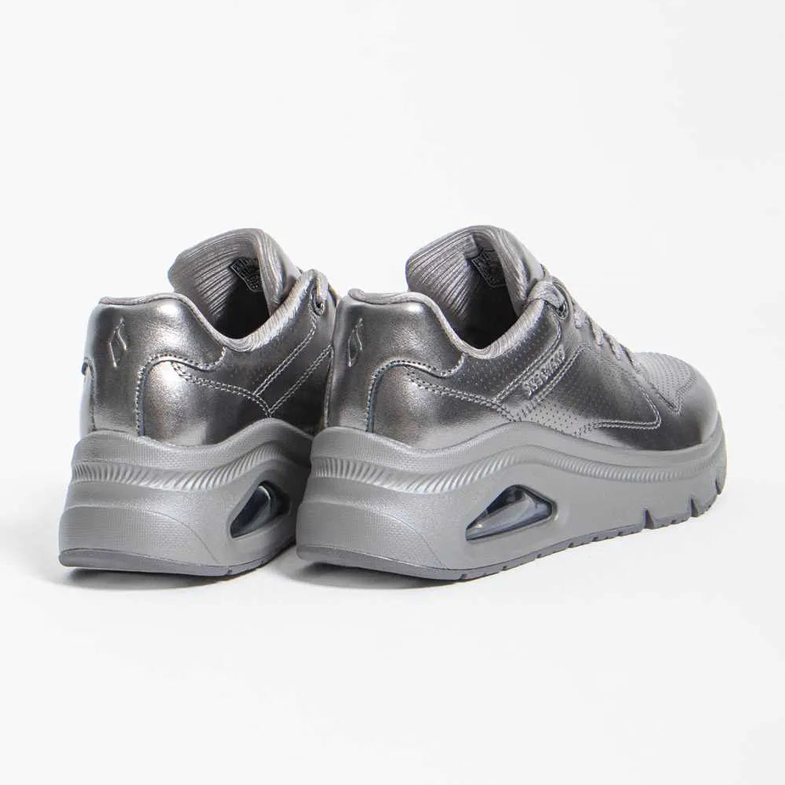 Tenis Skechers para Mujer Gris 3