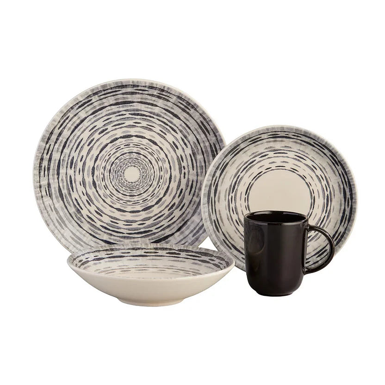 Vajilla Cleo 4 puestos 16 piezas 1