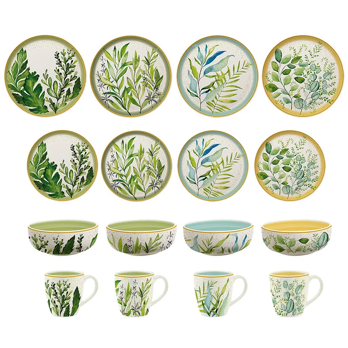 Vajilla Siena 4 Puestos 16 Piezas 3