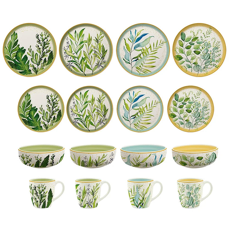 Vajilla Siena 4 Puestos 16 Piezas 3