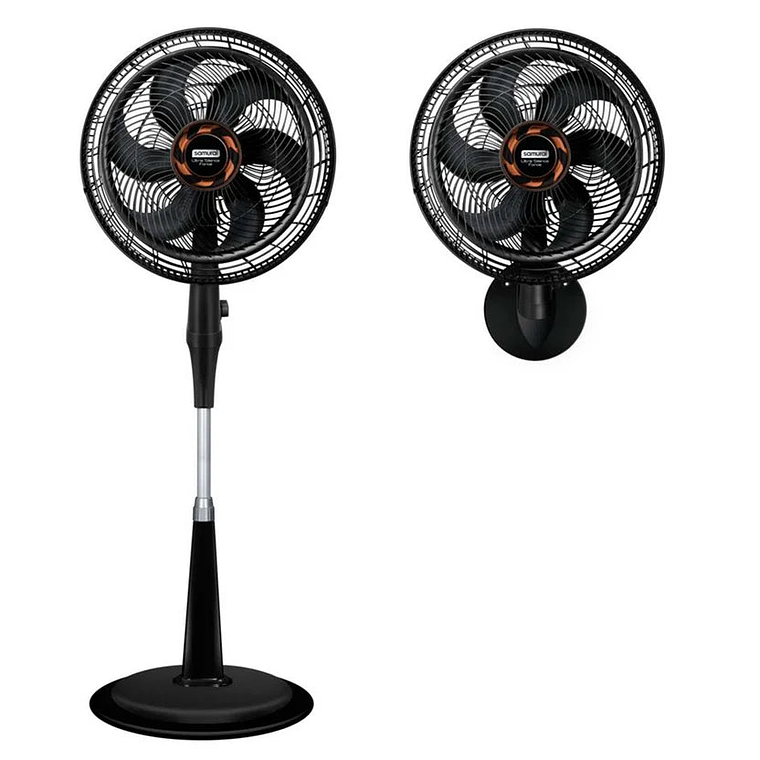 Ventilador de pedestal SAMURAI Air Power Negro 1