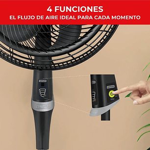Ventilador de Torre SAMURAI Eole Infinite Negro con Plateado