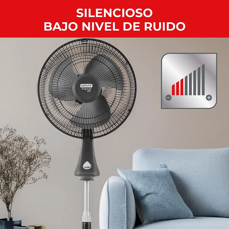 Ventilador SAMURAI Tropical Plus Negro 5