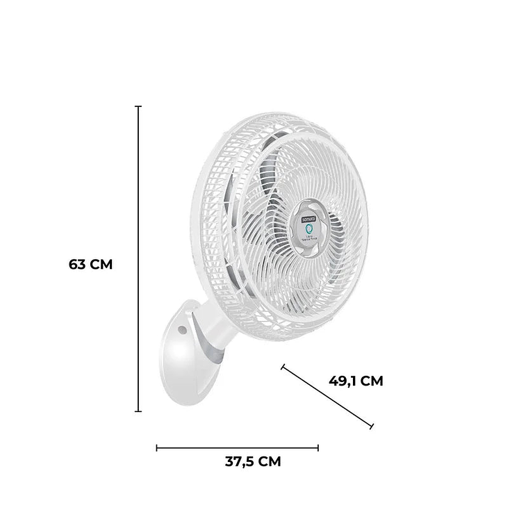 Ventilador Samurai Turbo Silence Compact 3 4