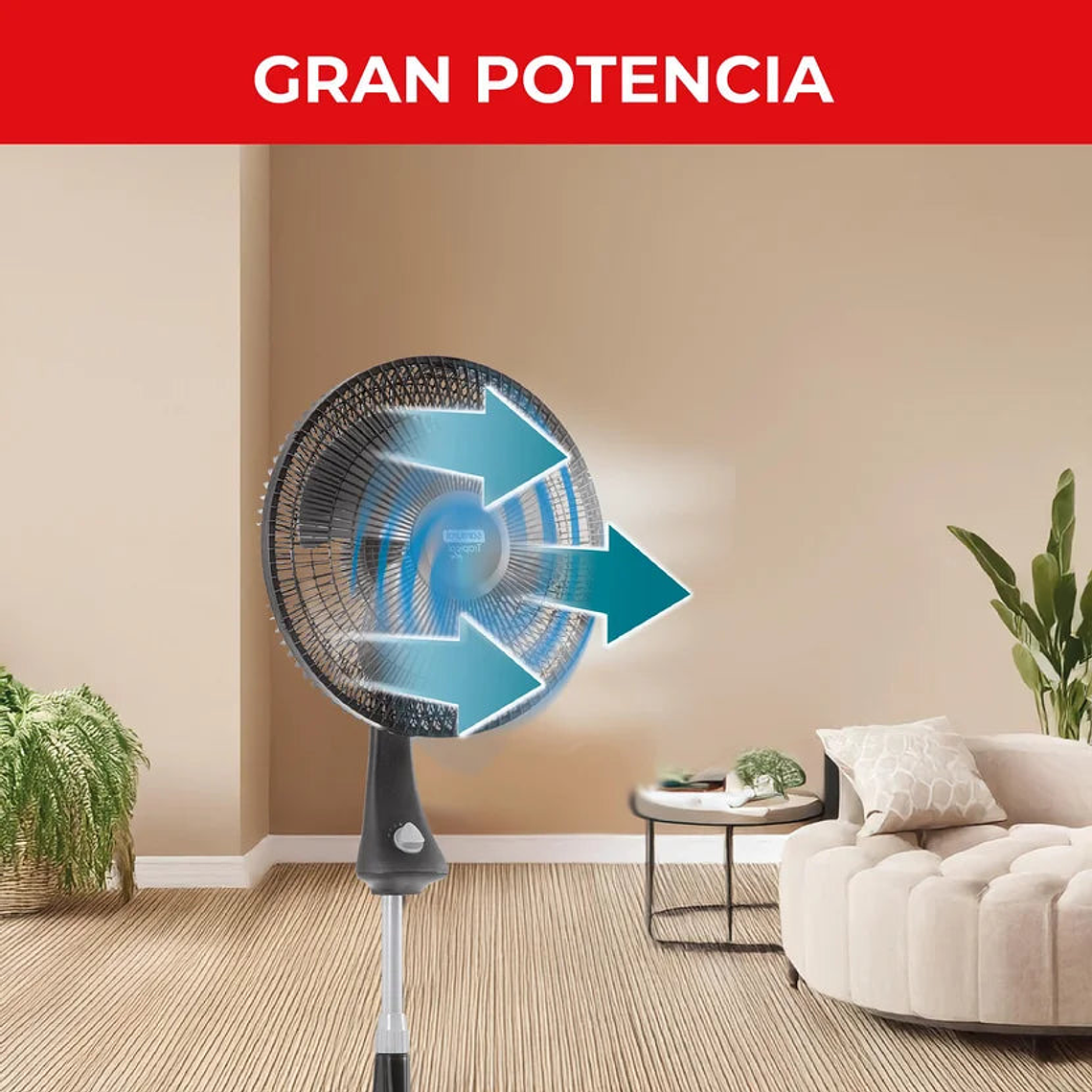 Ventilador SAMURAI Tropical Plus Negro 6