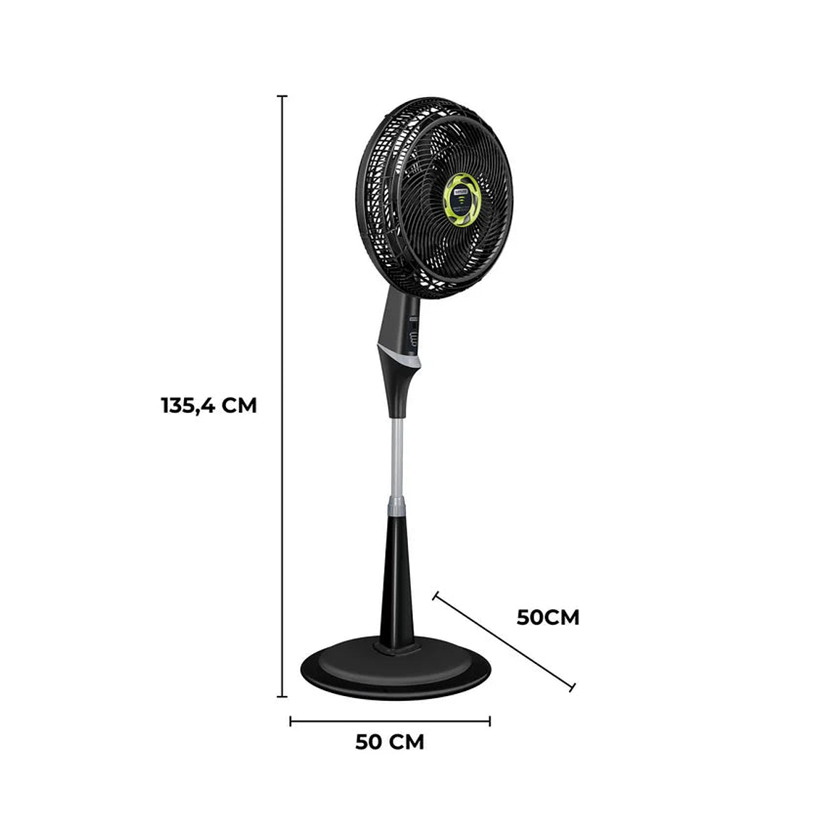 Ventilador Samurai Ultra Silence Force 2 en 1, 4 Velocidades, Control Remoto, Negro 5