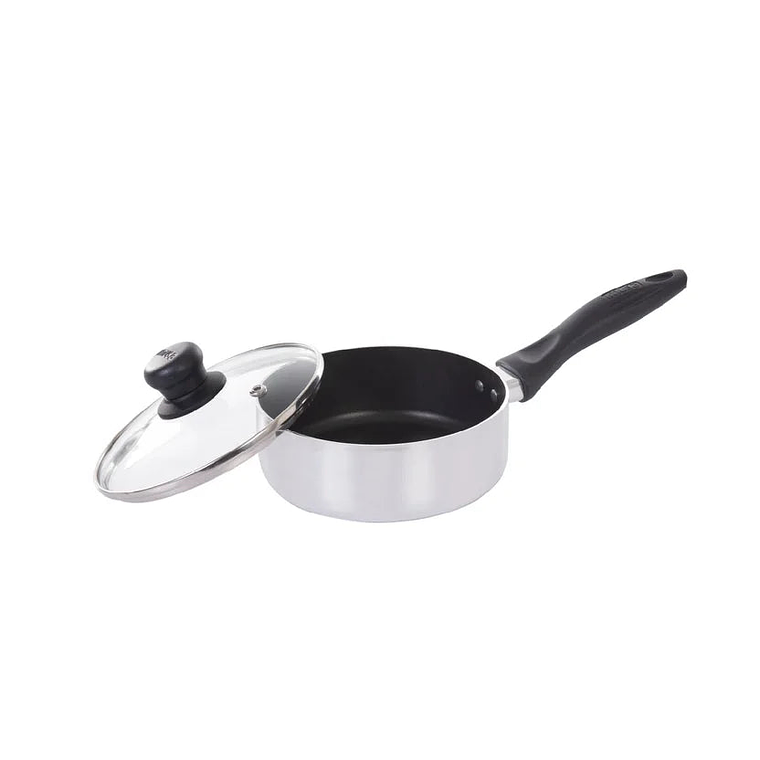 Bateria de Cocina 7 Piezas Aluminio Tapa Vidrio 4