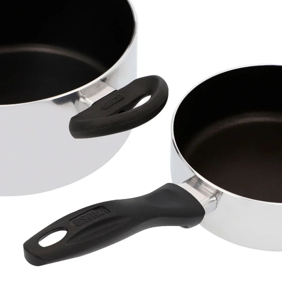 Bateria de Cocina 7 Piezas Aluminio Tapa Vidrio 6