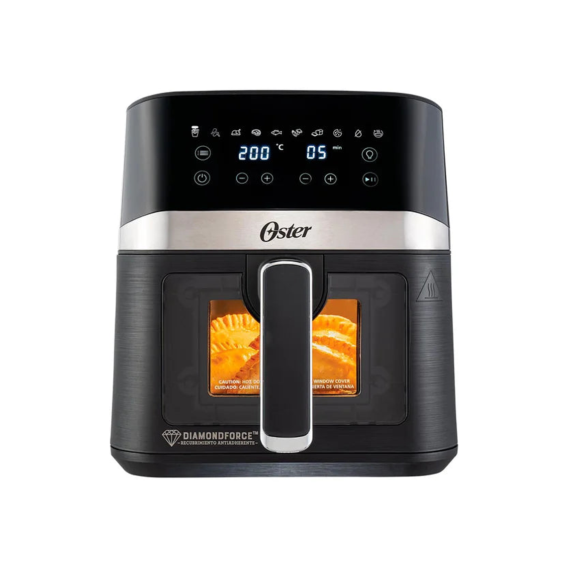 Freidora de Aire Digital Oster con Recubrimiento DiamondForce, Ventana y Luz Interna, 4 Litros de Capacidad, con 10 Programas Automáticos 3