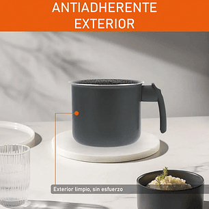 Sartén 24 cm Tapa Vidrio + Jarro 15 cm Tapa Easy Cook Imusa