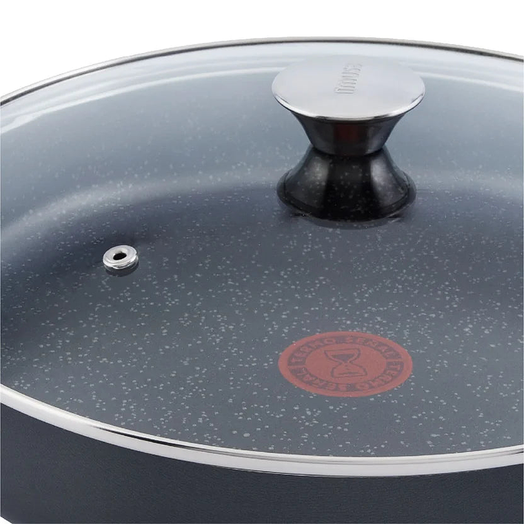 Sartén 30 cm Antiadherente Tapa Vidrio Talent Pro Imusa 2