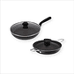 Set de Sartén 20cm Tapa Vidrio + Cacerola 14cm Easy Cook Imusa - Miniatura 1