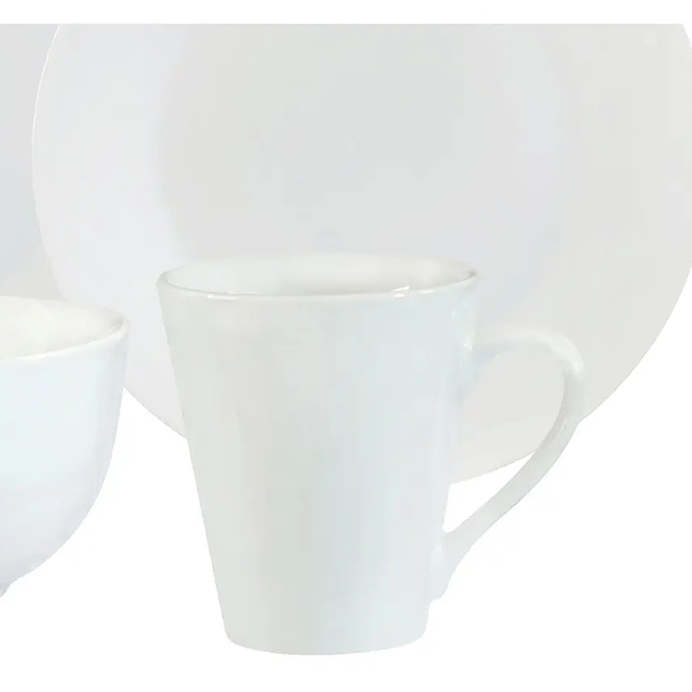 Vajilla 16 piezas blanco Cotidiana 2