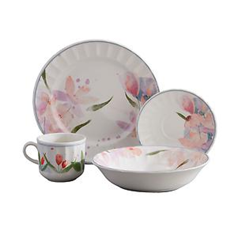 Vajilla Corona Arles 4 puestos 16 piezas 1