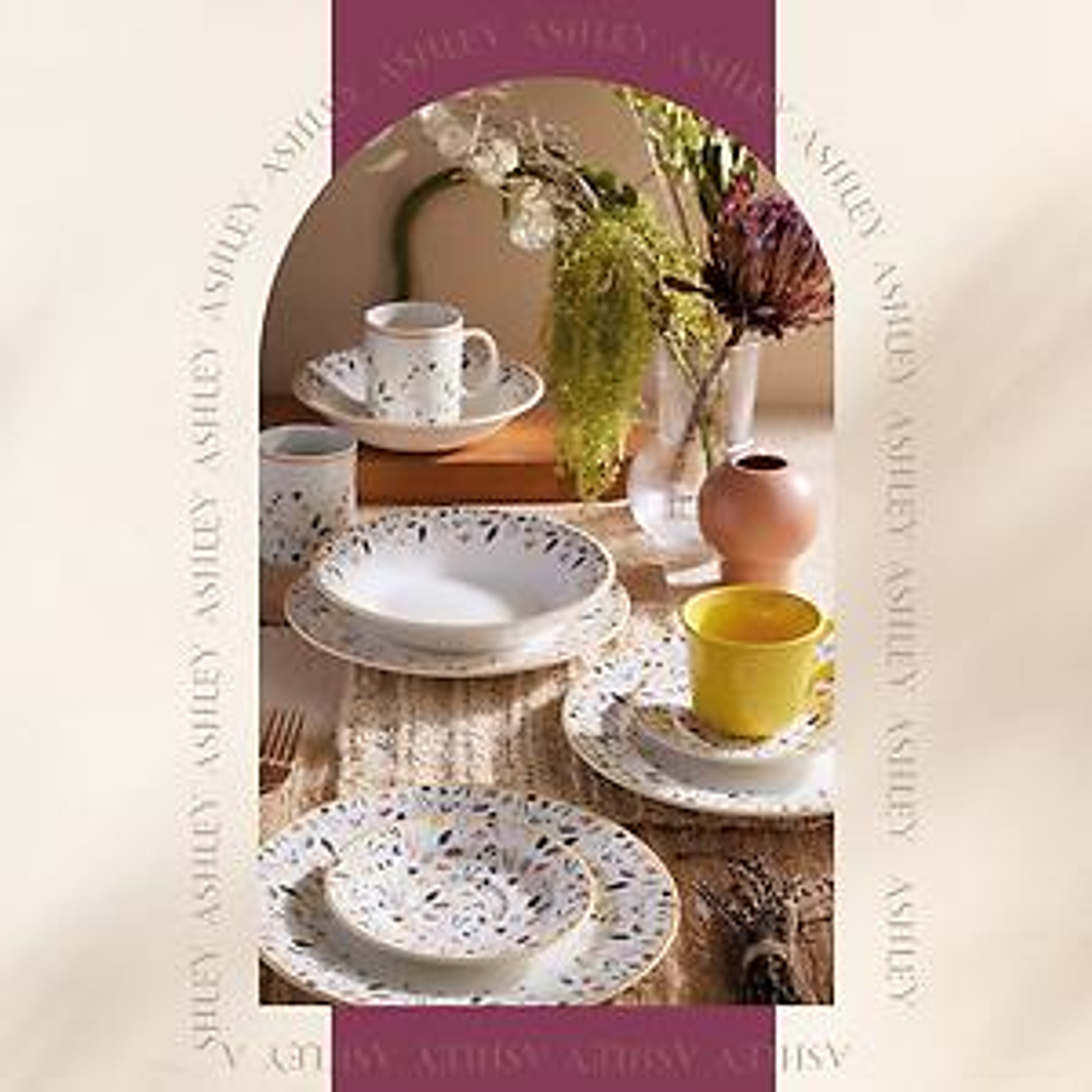 Vajilla Corona Ashley 4 Puestos 16 Piezas 3