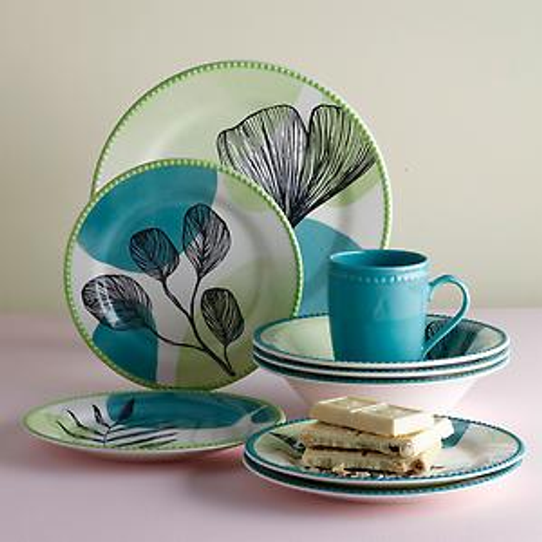 Vajilla Corona Artemisa 4 Puestos 16 Piezas 2