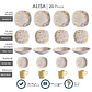 Vajilla Corona Alisa 4 puestos 20 piezas - Miniatura 3
