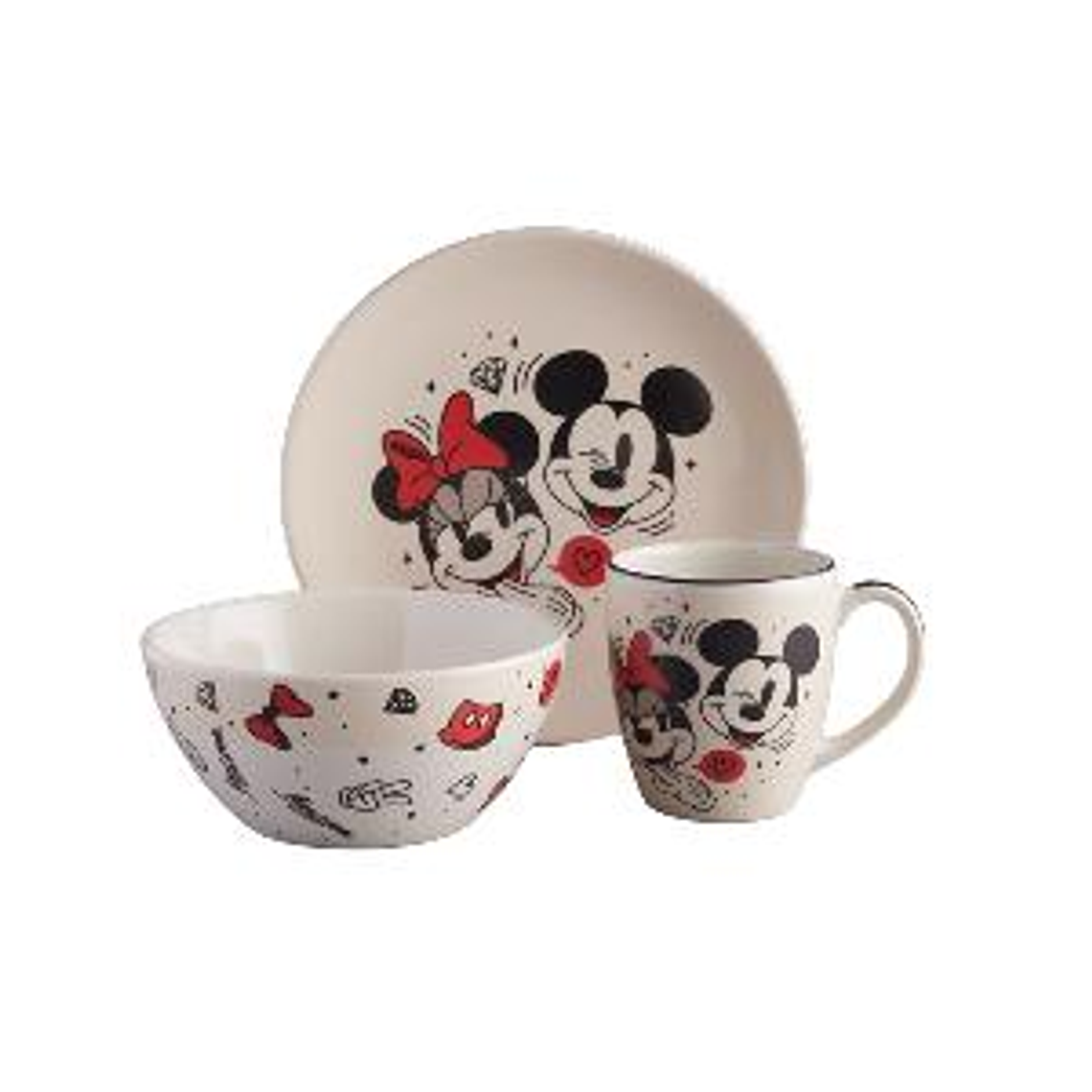 Set de Desayuno 267.7ml Mickey Loyal and True Disney 1