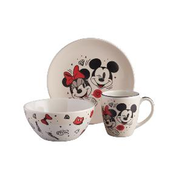 Set de Desayuno 267.7ml Mickey Loyal and True Disney 1