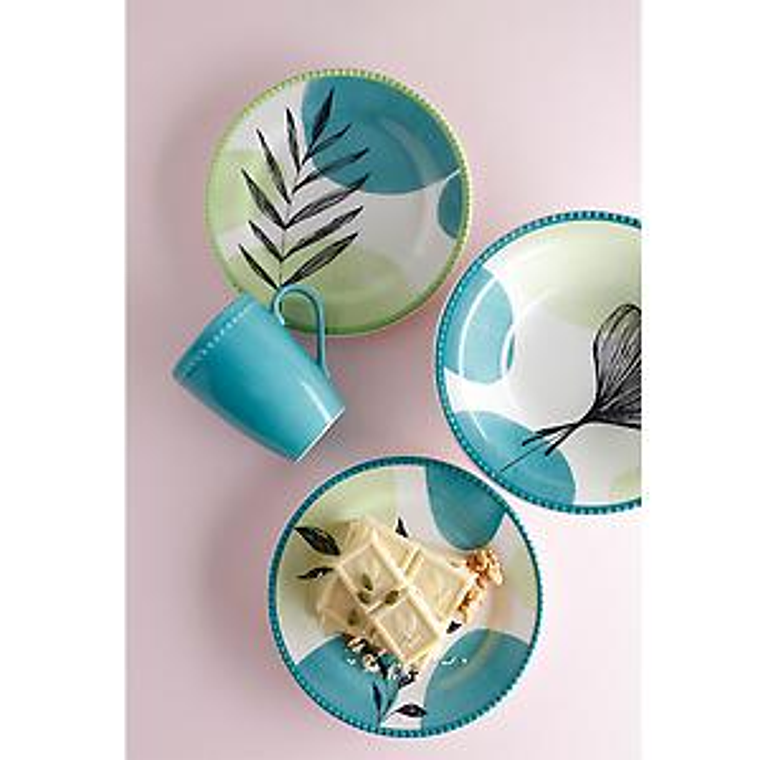 Vajilla Corona Artemisa 4 Puestos 16 Piezas 4