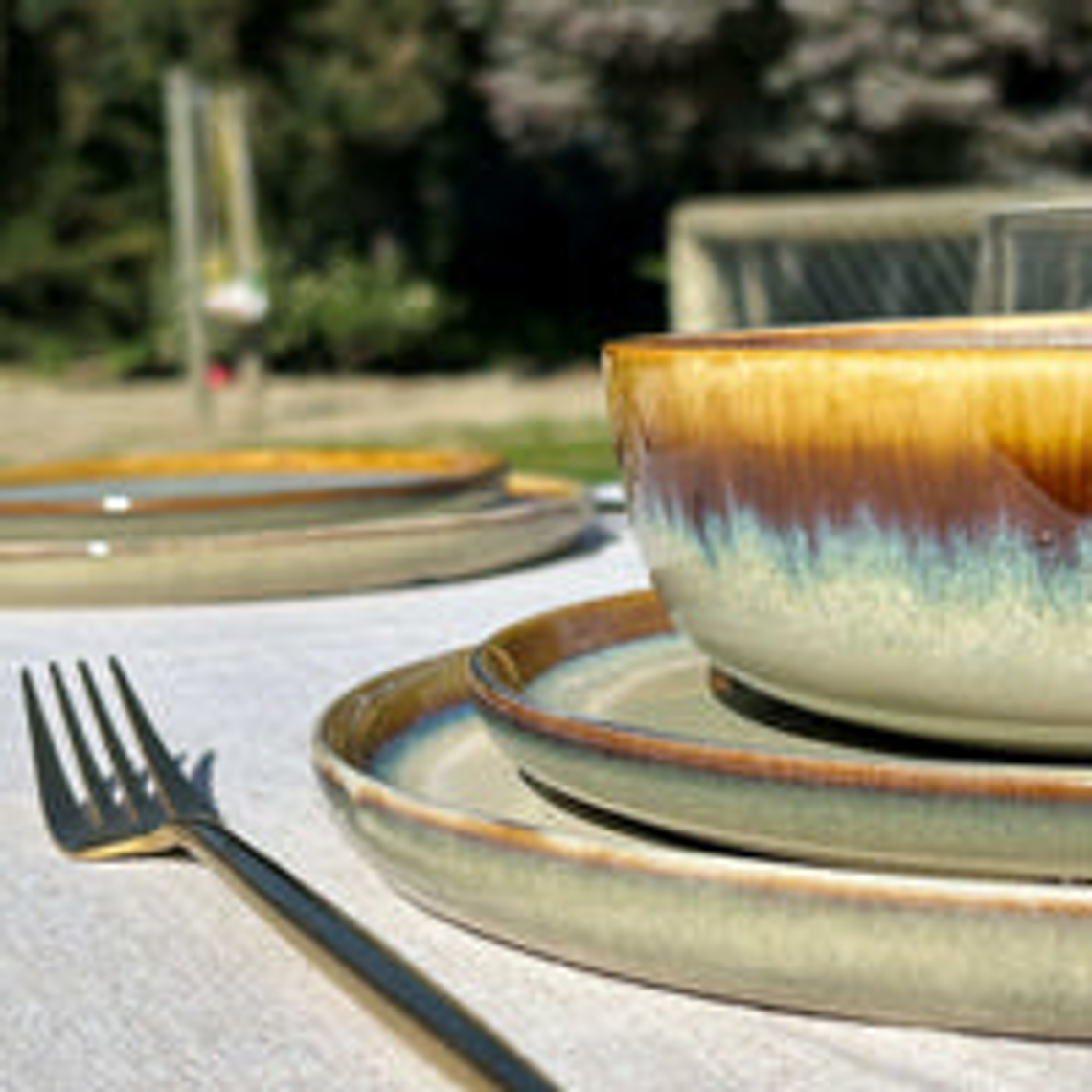 Juego de loza 18 piezas Vajilla Cerámica Lisboa 1