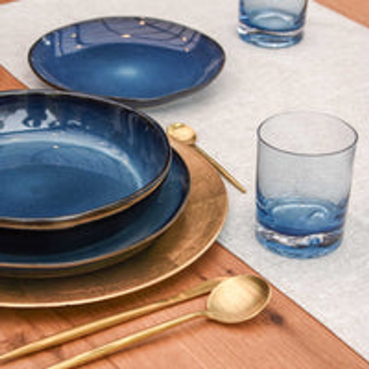 Juego de loza 18 piezas Vajilla Cerámica Oporto 1