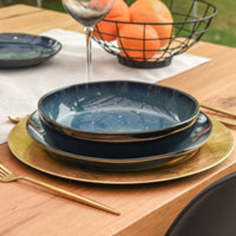 Juego de loza 18 piezas Vajilla Cerámica Oporto 2