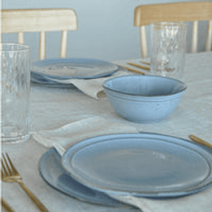 Juego de loza 18 piezas Vajilla Cerámica Capri